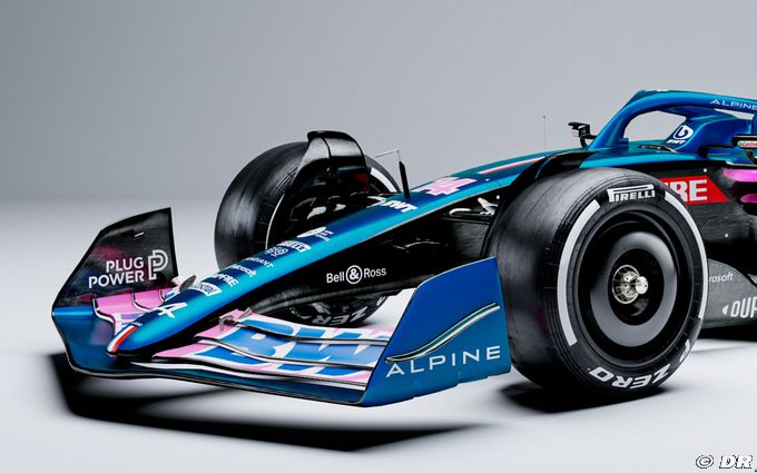 Formule 1  Alpine a dévoilé son A521 pour 2021 et sa livrée