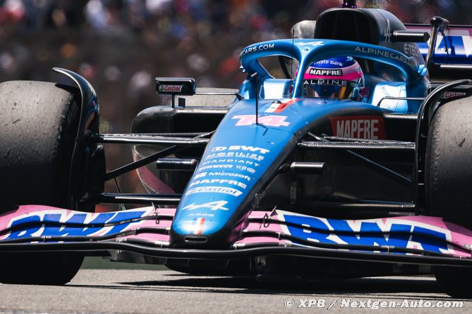 Alpine : Un bon pas en avant selon Alonso, au GP de Formule 1 de