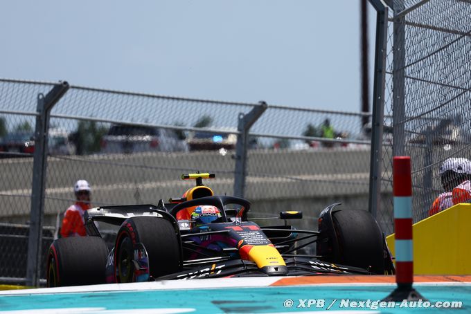 F1 Miami GP: Perez secures pole as Leclerc crash cuts Q3 short