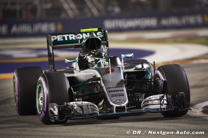 Formule 1  Un système anti-patinage légal à bord de la Mercedes ?