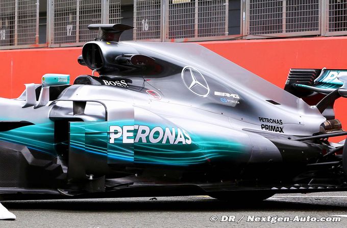 F1 - Comprendre 2018 : Aileron de requin et T-wing - Sport Auto