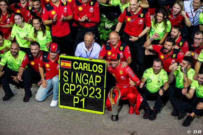 Veste de l'équipe Scuderia Ferrari 2023